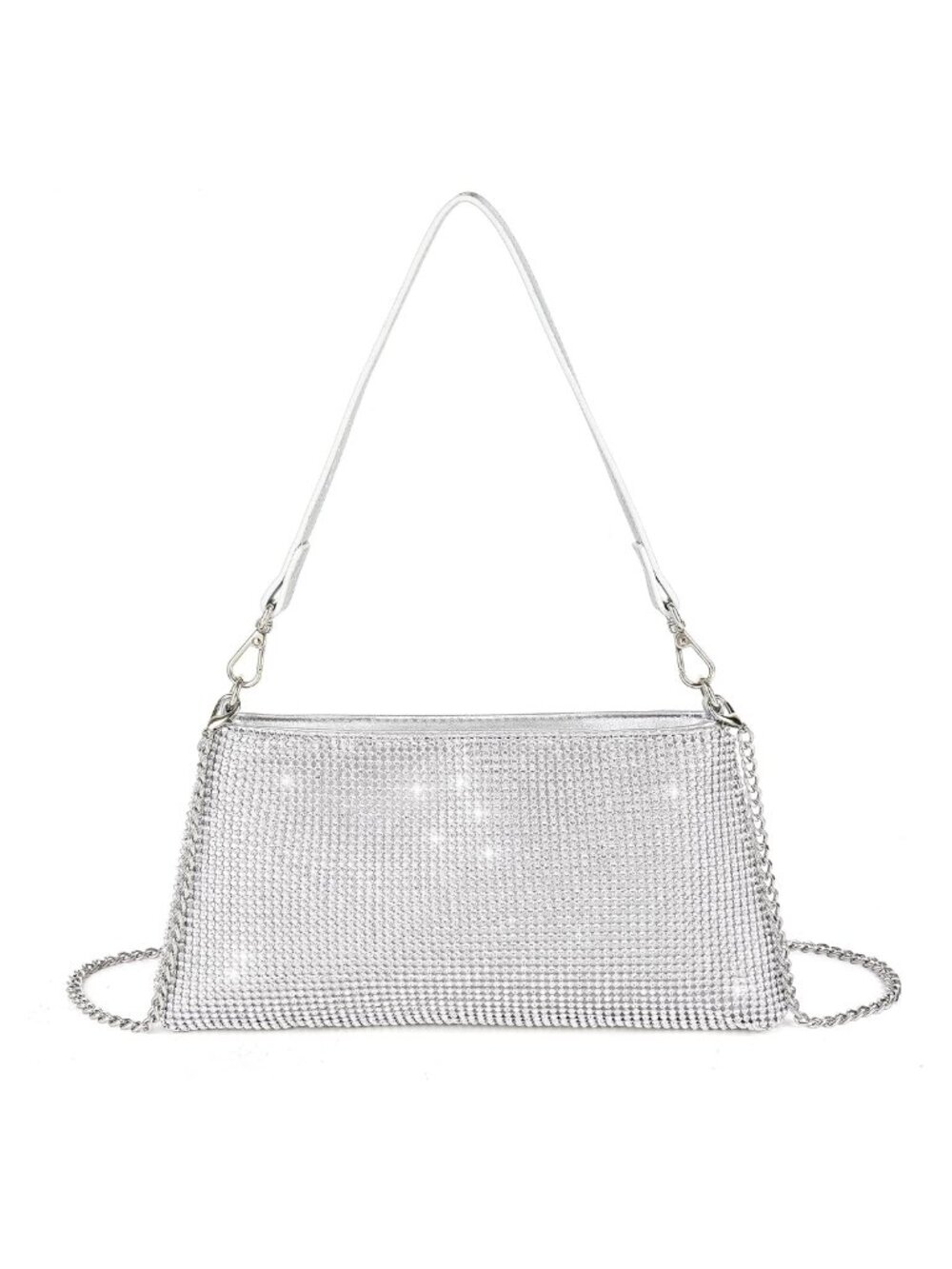 Rhinestone Evening Clutch Crossbody Bag for Women Wedding Party